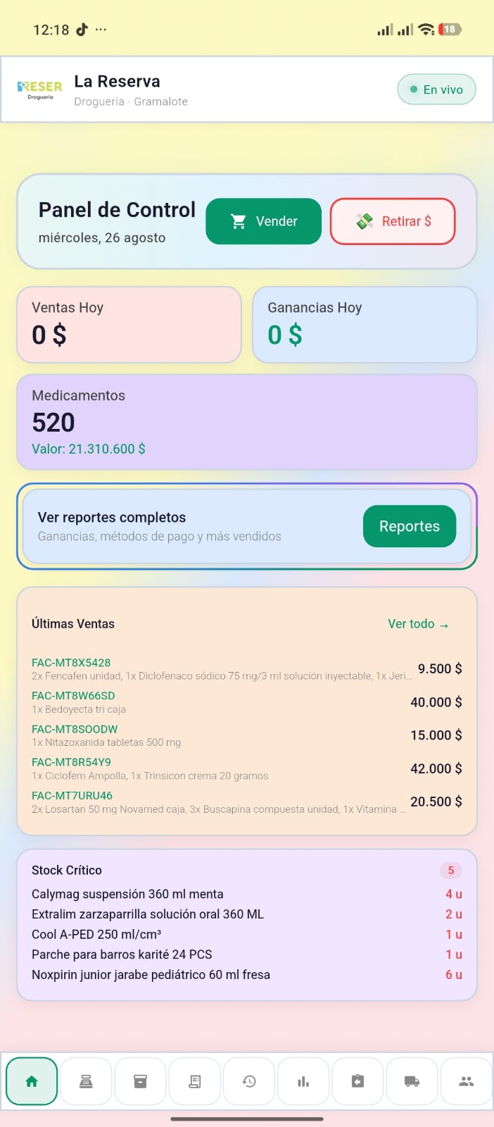 Droguería Cristina POS Real